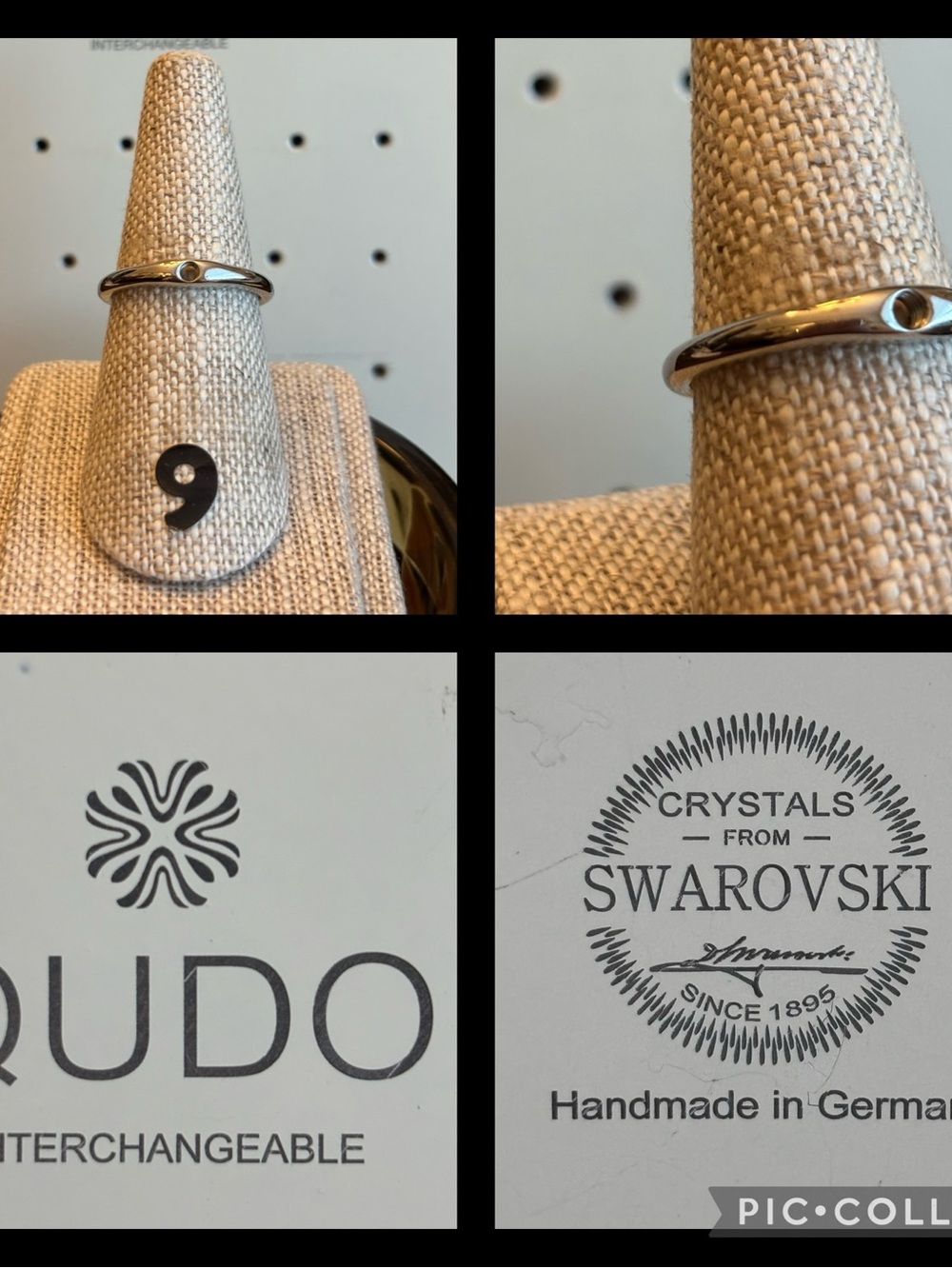 QUDO Interchangeable Ring Silver 9